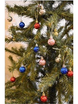 Yılbaşı Süsü Karışık Top 3 cm 20'li