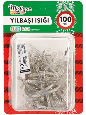 Mistique Home Renkli LED Işık 100'LÜ Adaptörlü