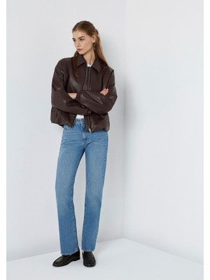 Mavi Jane Indigo Classic Denim Jean Pantolon 1010917-A1566 Kadın Normal Bel Düz Paça %100 Pamuklu
