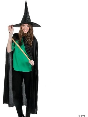 SHC4200 Cadı Pelerin ve Şapkası 120 Cm.