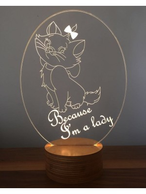 By Lamp 3 Boyutlu Kedi Lamba | ByLamp