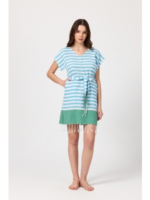 Mulberry Miya Tunik Plaj Elbisesi %100 Pamuk