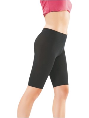 Lonca Tekstil Işıltılı Kısa Kadın Tayt