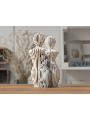 Qukis Store Anne, Baba ve 2 Çocuk Biblosu