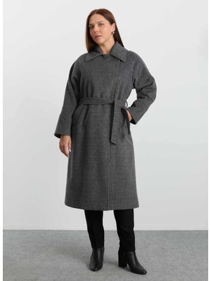 Selen Antrasit Kadın Kaban 25KSL9555