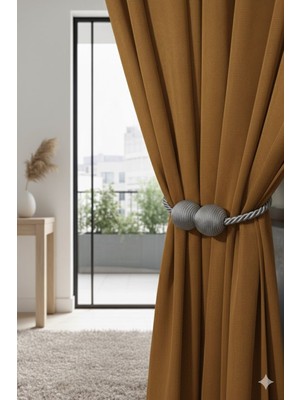 Mmt Home Mıknatıslı Perde Bağlama Aparat Aksesuarı Braçol (1 adet)