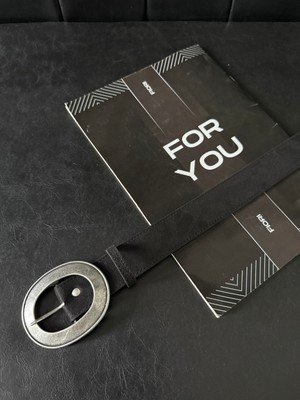 Fiori Süet Oval Tokalı Kadın Pantolon Kemeri, Ceket Kemeri, Gömlek Kemeri, Elbise Kemeri