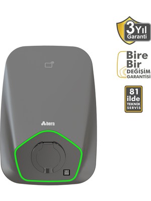 Hera Chargepack® BS31C Personal 22KW Tip2 Soketli Elektrikli Araç Şarj Ünitesi