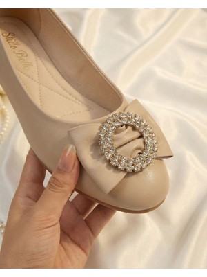 Slipcat Kadın Günlük Rahat Güneş Aksesuarlı Kadın Babet