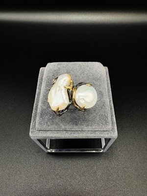 NC Larimar Gümüş Inci 925 Ayar Yüzük