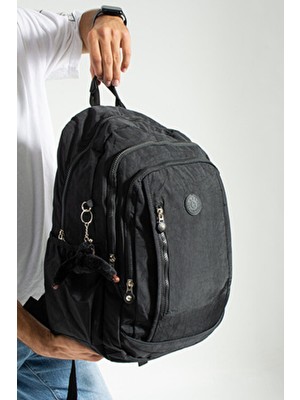 Mega Boy Unisex Ayarlanabilir Ortapedik Askılı Çok Gözlü Bölmeli Okul Çantası