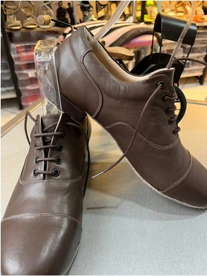 Bitangosu Kahverengi Hakiki Deri Erkek Tango/dans ve Salon Ayakkabısı – Zamanını Aşan Adım