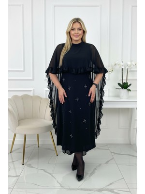 Florance Tekstil Büyük Beden Mila Abiye