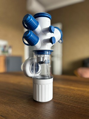 Simay Marketim 6 Girişli Mutfak ve Lavabo Sifonu Koku önleyici ve Kolay Temizlenebilir