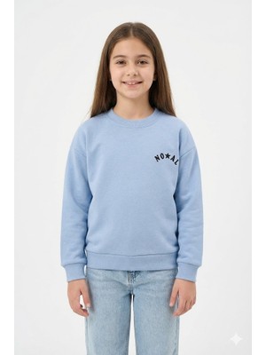 Crassi Kız Çocuk Bluz Baskılı Kışlık 3 Ip Şardonlu