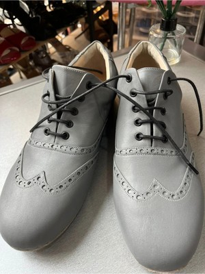 Bitangosu Gri Brogue Erkek Yeni Rahat Kalıp Dans Ayakkabısı, Klasik Zarafeti Modern-Hafif-Tango, Dans ve Salon
