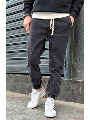 Greenpoll Erkek Bel Paça Lastikli Pantolon Jogger Kalıp Esnek Kumaş