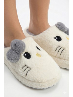 Stwenn Pofuduk Hayvan Figürlü Panduf Kadın Ev Teliği