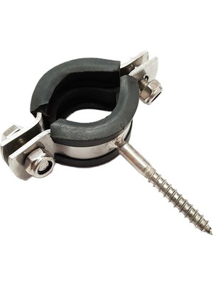 TYA Paslanmaz Trifonlu Lastikli Boru Kelepçesi A2 Aısı 304 – Marin Tip – Ağır Hizmet – 4’lü Set