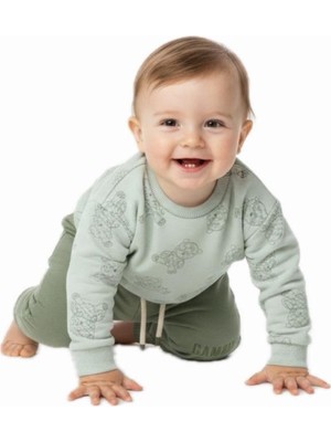 Butik Erkek Bebek %100 Pamuklu Alt - Üst 2'li Takım