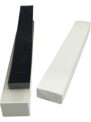 Özer Kutu Beyaz Karton Bileklik& Tesbih Kutusu 20 Li Paket (Içi Süngerli)