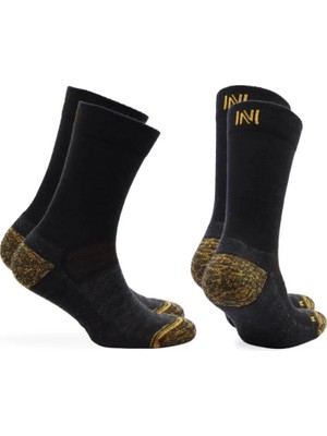 Norfolk Leonardo Copper Bakır Telli Ince Merinos Yünlü Yastıklı Outdoor Antibakteriyel Yürüyüş Çorabı 2 Çift