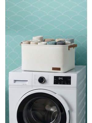 Luxway Home Büyük Boy Dolap Içi Çamaşır Çocuk Odası Oyuncak Düzenleyici Katlanır Saklama Sepeti