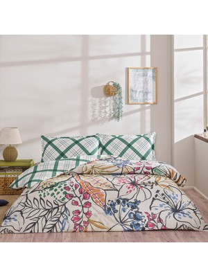 Taç Seç&ser Kışlık Tek Kişilik Nevresim Takımı-Greeny Yeşil