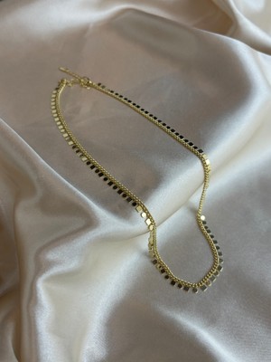 Angle Altın Kaplama Pullu Gold Kolye