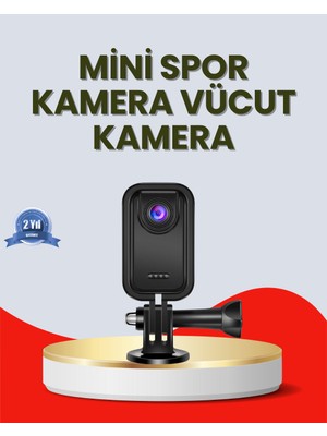 Novytech Günlük Kullanıma Uygun Mini Video Kamera Vlog Çekimleri Için