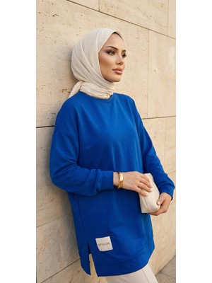 Miyalon Yazlık Kadın Bisiklet Yaka Mevsimlik Tunik