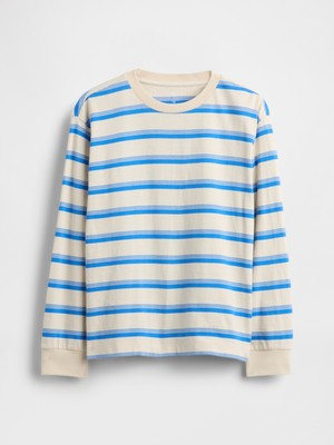 Gap Erkek Çocuk Kırık Beyaz Relaxed T-Shirt