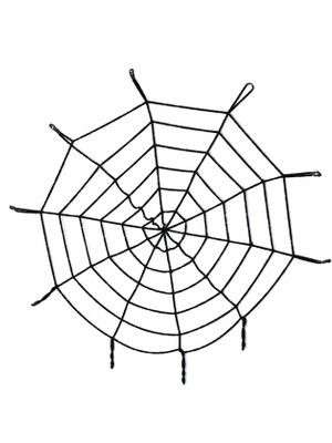 BT Teknik Halloween Cadılar Bayramı Örümcek Ağ Dekor Siyah 1.5 Metre