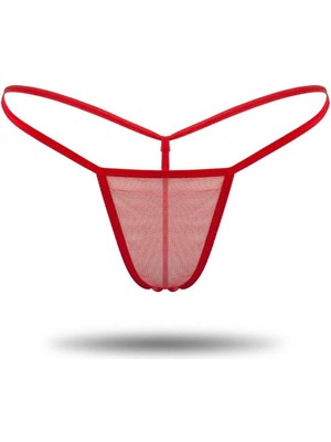 Çamaşır Kenti Kırmızı Tül Tanga BRF1115