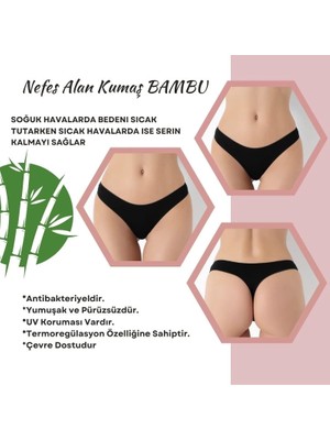 Çamaşır Kenti G-Box 936 Bayan Bambu 3'lü String