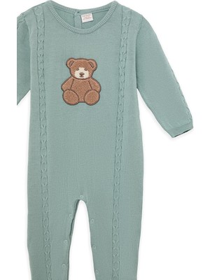 Layette Bg Store Erkek Bebek Yeşil Tulum