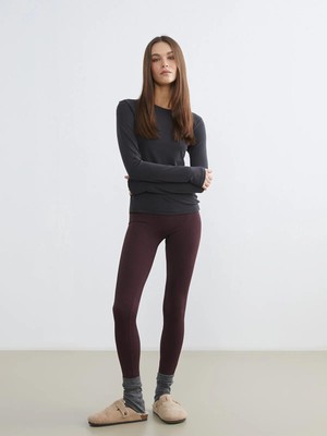 LC Waikiki Toparlayıcı Dikişsiz Fitilli Kadın Tayt  (W5)