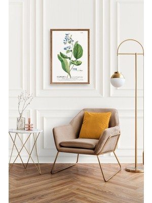 Marsilyan Pvlmonarla Ahşap Çerçeveli Tablo 30 x 42