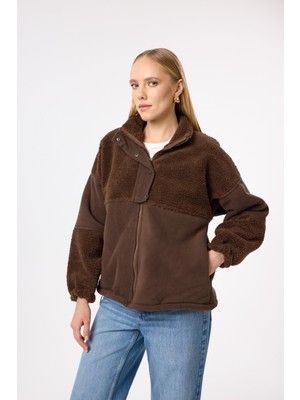 Tiffany & Tomato Polarlı Peluş Mont