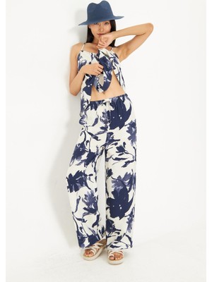 Tiffany & Tomato Desenli Modal Pantolon