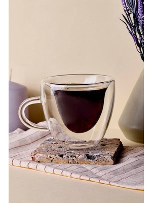 Perotti Çift Cidarlı Kalpli Kupa 150 ml