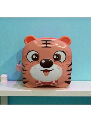 Metal Şekilli Kilitli Çocuk Kumbara