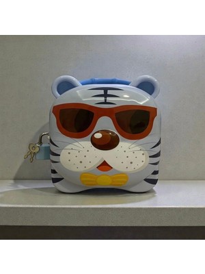 Metal Şekilli Kilitli Çocuk Kumbara