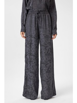 Tiffany & Tomato Desenli Saten Pantolon