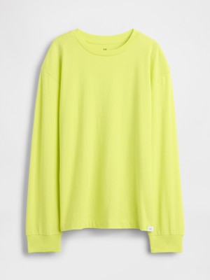 Gap Erkek Çocuk Sarı Relaxed T-Shirt