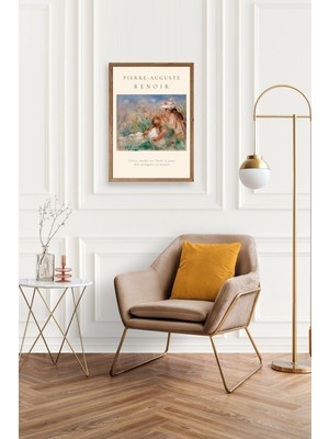 Marsilyan Pierre-Aguste Renoir Ahşap Çerçeveli Tablo 50 x 70