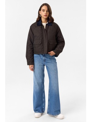 Tiffany & Tomato Kadife Yaka Parka Ceket