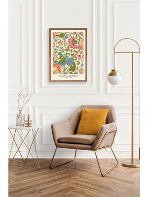 Marsilyan William Morris Ahşap Çerçeveli Tablo 50 x 70