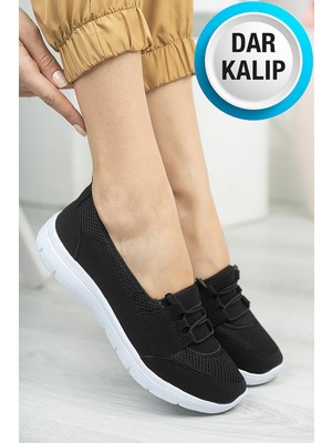 Nmoda Kadın Sneaker Rahat Taban Günlük Ayakkabı Kadın Babet