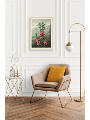 Marsilyan Narrow-Leaved Kalmia Ahşap Çerçeveli Tablo 17 x 23